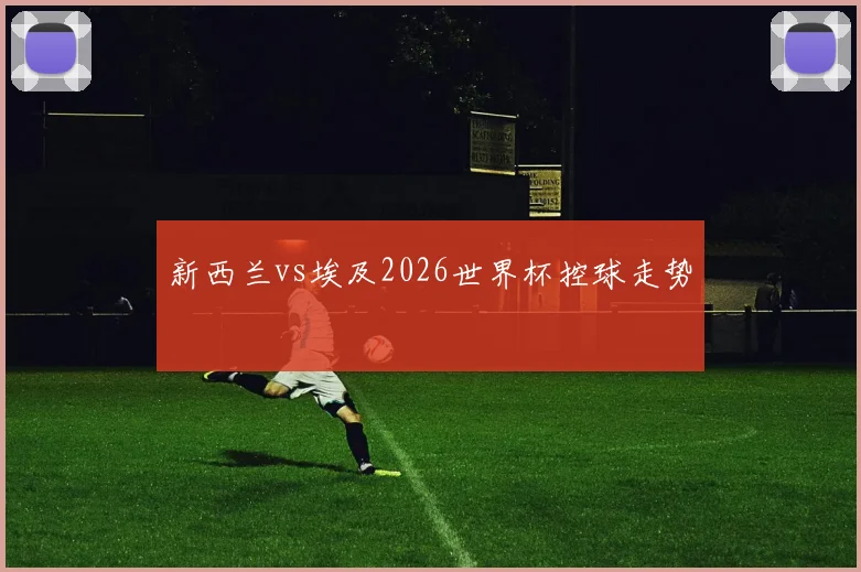新西兰vs埃及2026世界杯控球走势